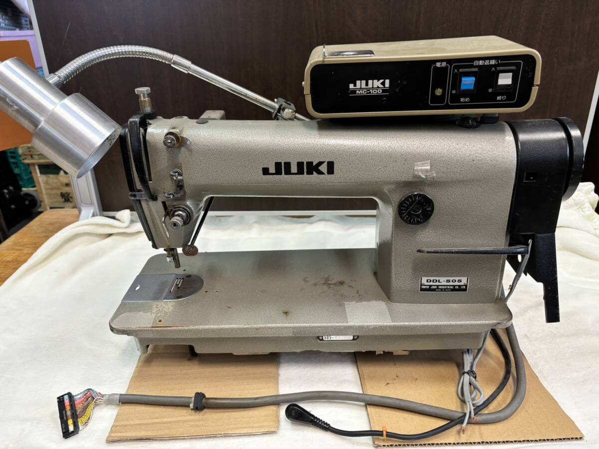 JUKI ジューキ 工業用ミシン 「DDL-505」 ハンドクラフト 手芸 裁縫 現状品の画像1