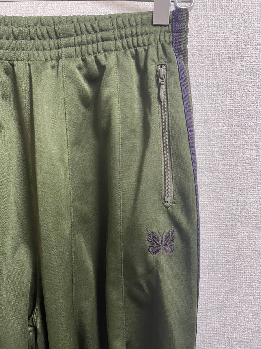 24SS Needles H.D. TRACK PANT - POLY SMOOTH Needles hi The Dell truck pants Olive S