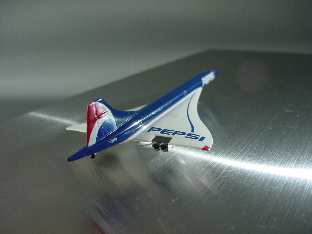 ☆　限定品　５０４機のみ　Limited Edition 1-504 pcs Concorde 1/400 　コンコルド　エールフランス特別塗装　ペプシ　☆_画像4