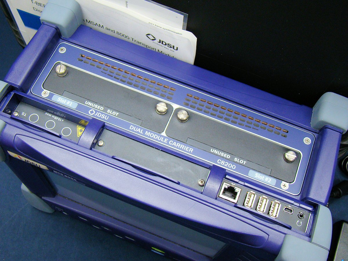 Viavi JDSU MTS8000V2 ハンドヘルド 光ネットワークテスタ Handheld Network Tester 中古の画像3