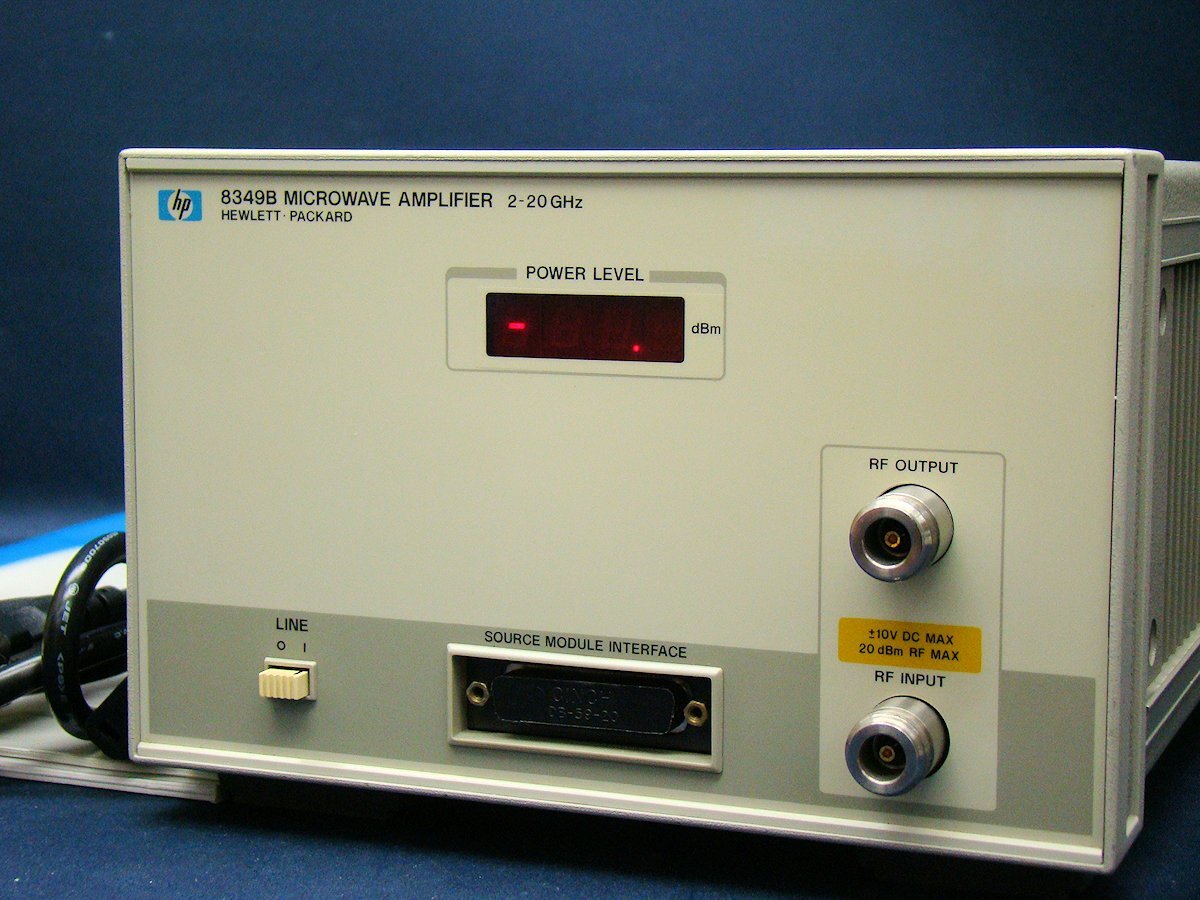 Yahoo!オークション - Keysight/Agilent 8349B マイクロ波増幅器 Yahoo!オークション - Keysight/Agilent 8349B マイクロ波増幅器