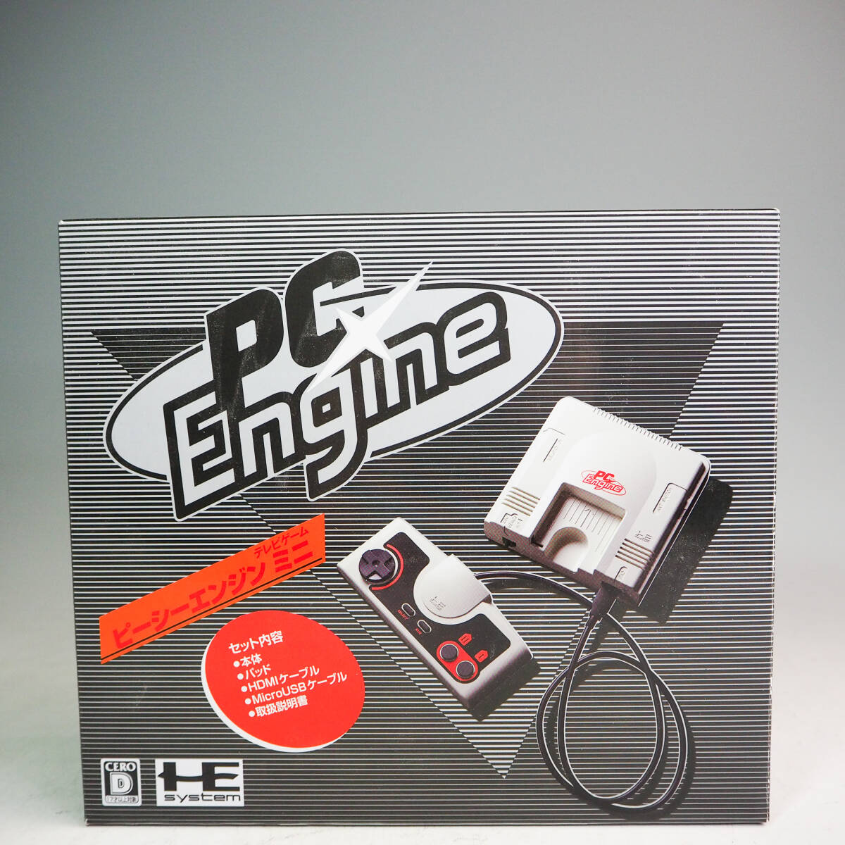 【美品】KONAMI コナミ PC Engine mini PCエンジンミニ HTG-008 テレビゲーム K4892の画像2