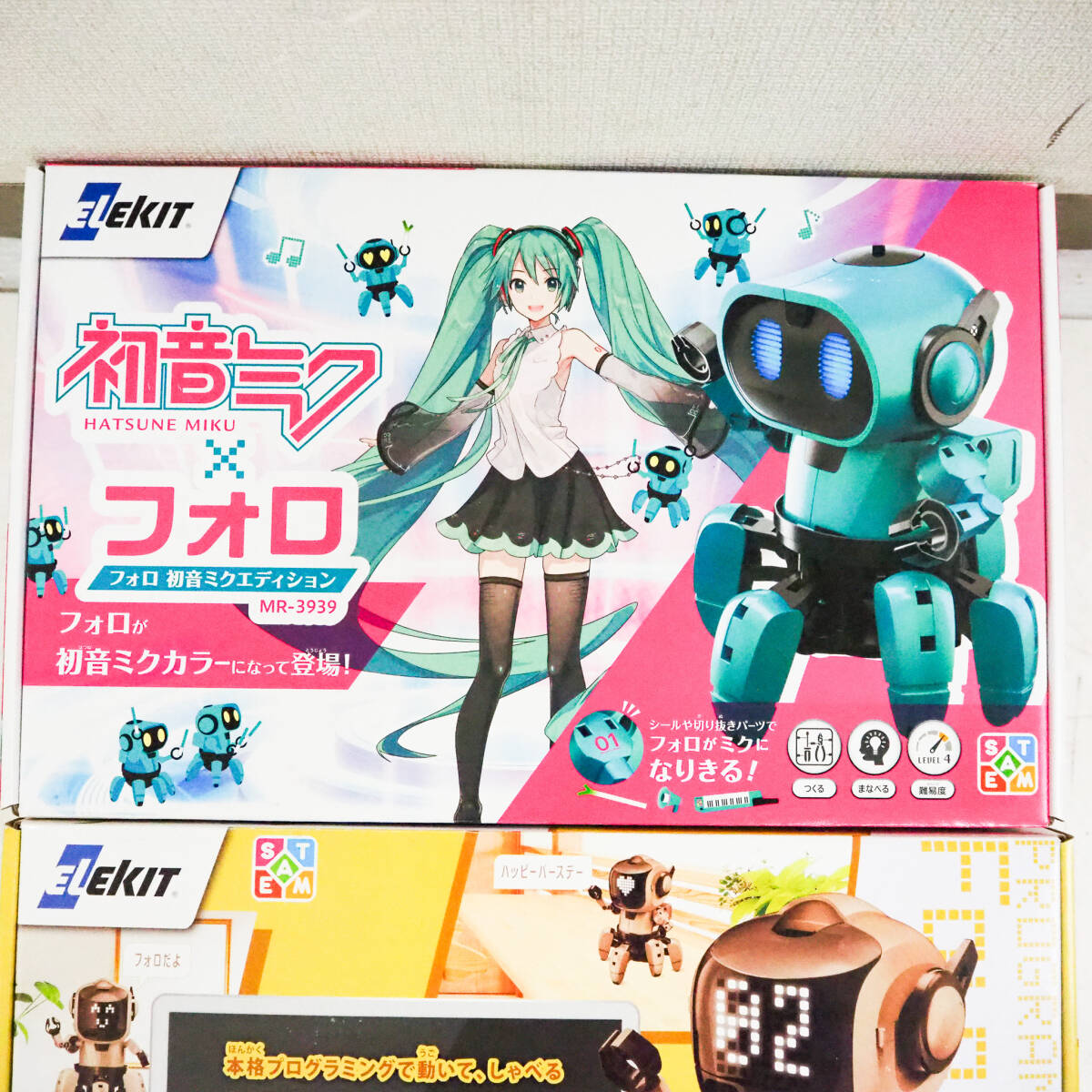 未組立品 ELEKIT エレキット フォロ 初音ミクエディション MR-3939 プログラミングフォロ スピーク for CHROME MR-9123 セット K4984_画像2