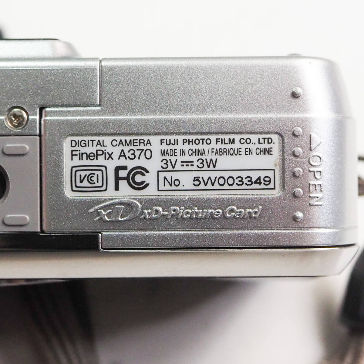 FUJIFILM 富士フイルム FINEPIX ファインピックス A370 コンパクトデジタルカメラ デジカメ K5067の画像8