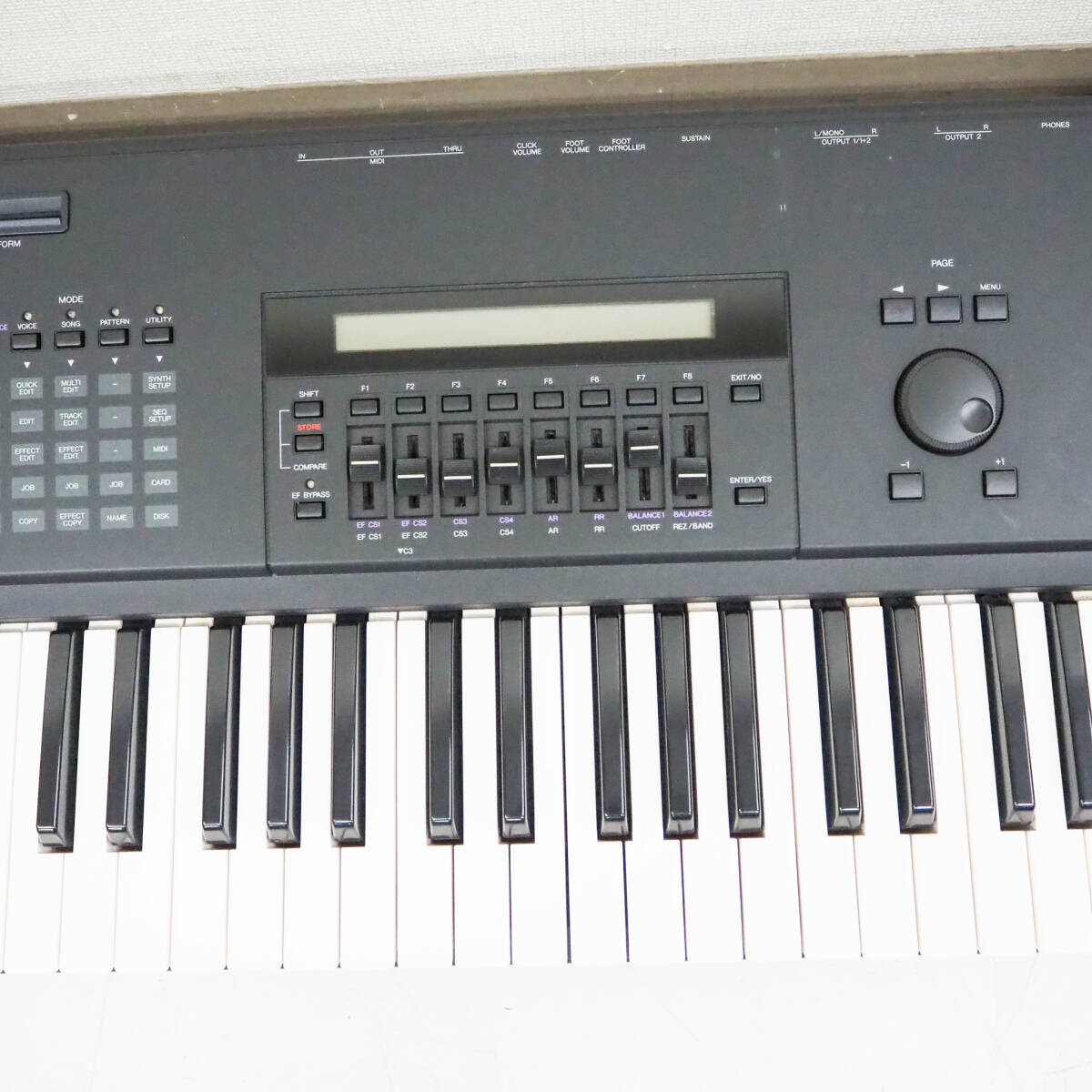 YAMAHA ヤマハ ミュージック シンセサイザー SY85 61鍵盤 キーボード 鍵盤楽器 K5180_画像4