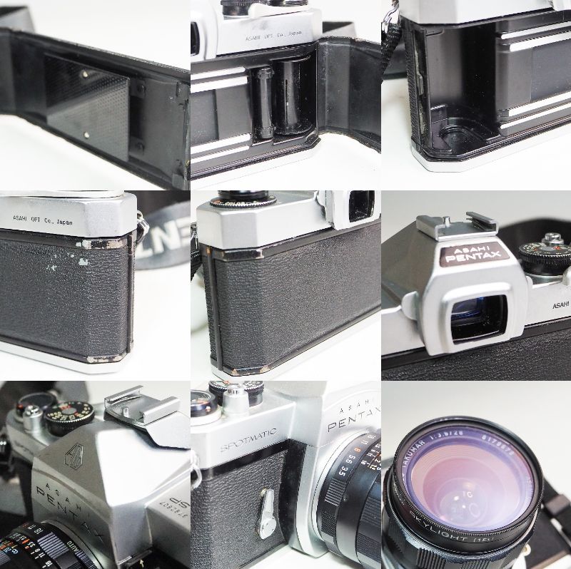ASAHI PENTAX ペンタックス SPOTMATIC SP フィルムカメラ SMC TAKUMAR タクマー f3.5 28mm レンズ K5071の画像10