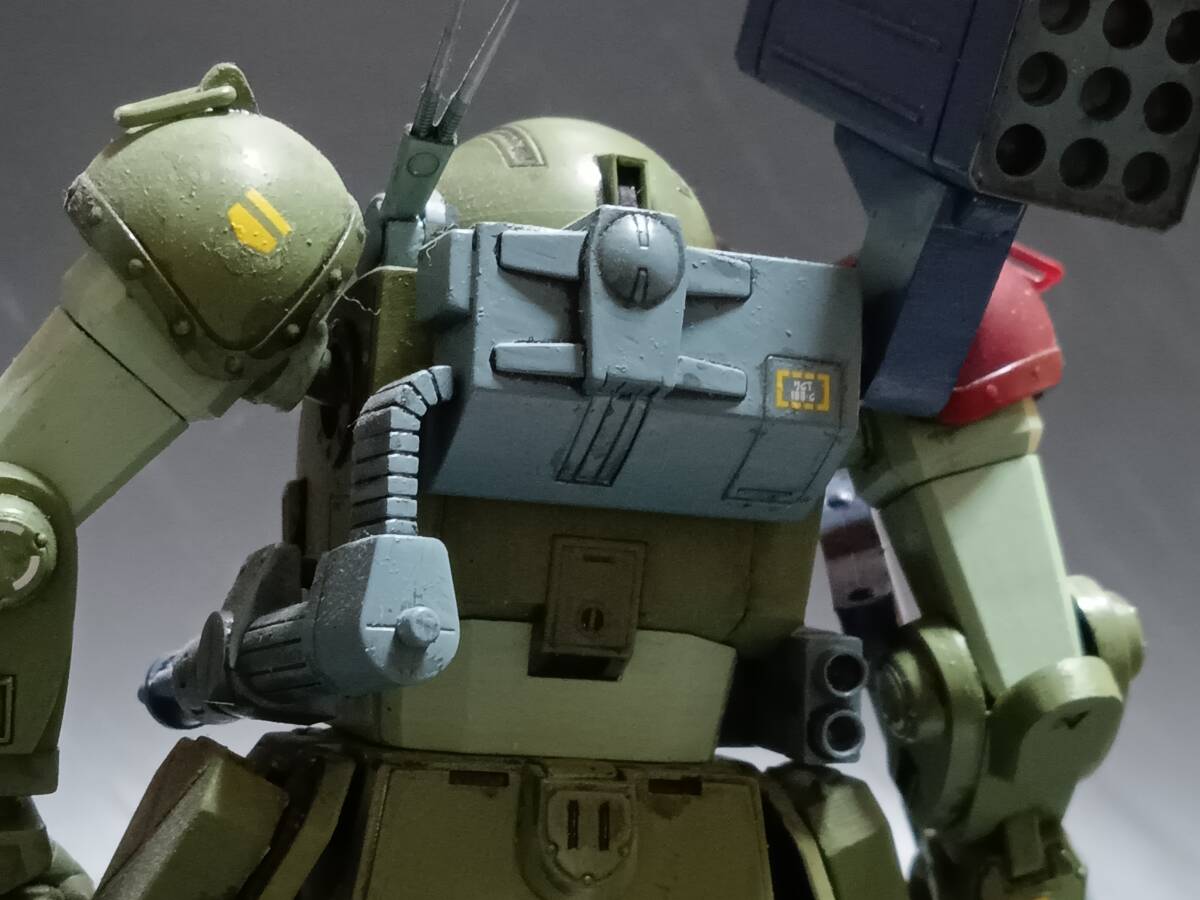 装甲騎兵ボトムズ スコープドッグ レッドショルダーカスタム PS版 1/35 waveプラモデル 完成品の画像7