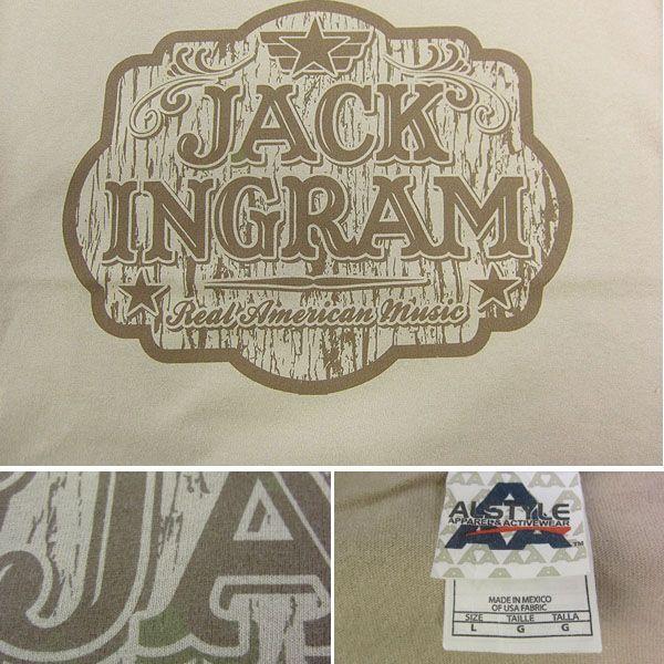 カントリーミュージシャン JACK INGRAM プリントTシャツ ティーシャツ メンズ Lサイズ アメリカ輸入古着 USED ユーズド tee tシャツ #n-134の画像3