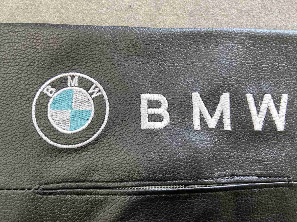 BMW ティッシュケース　車のティッシュボックス ティッシュペーパー アクセサリー　ブラック　収納ポケット 防水 ●01番_画像3