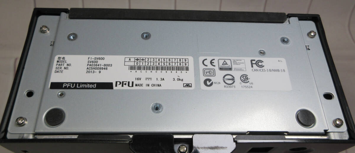 FUJITSU ScanSnap FI-SV600 綺麗_画像7