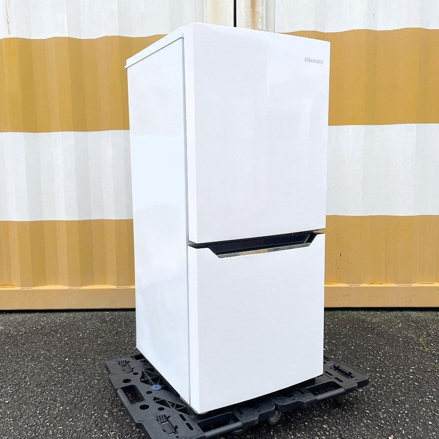 2020年製■Hisense 冷蔵庫【130L】 自動霜取り HR-D1302 ハイセンス 2ドア冷凍冷蔵庫 ホワイト_画像9