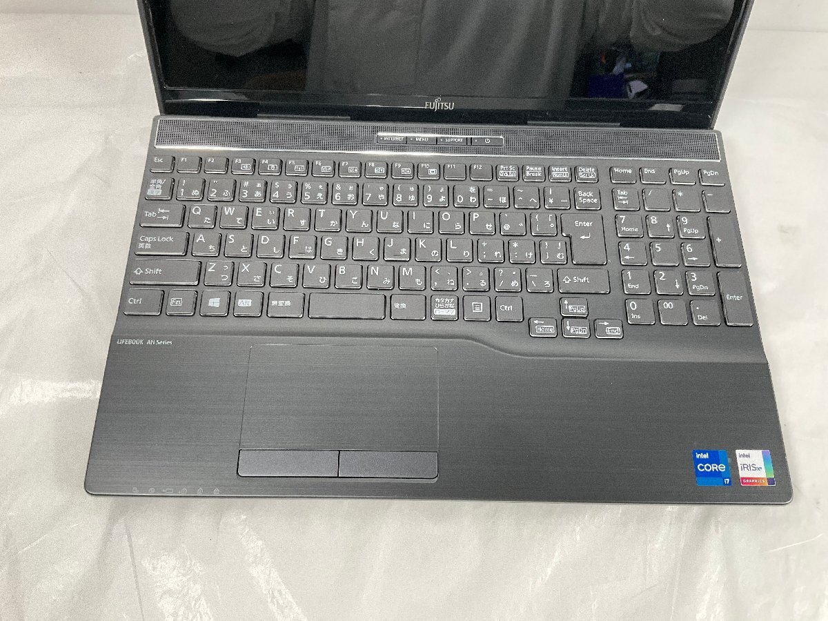 ★FUJITSU 富士通 ノートパソコン FMVA77E3B 中古 1円スタート★_画像3