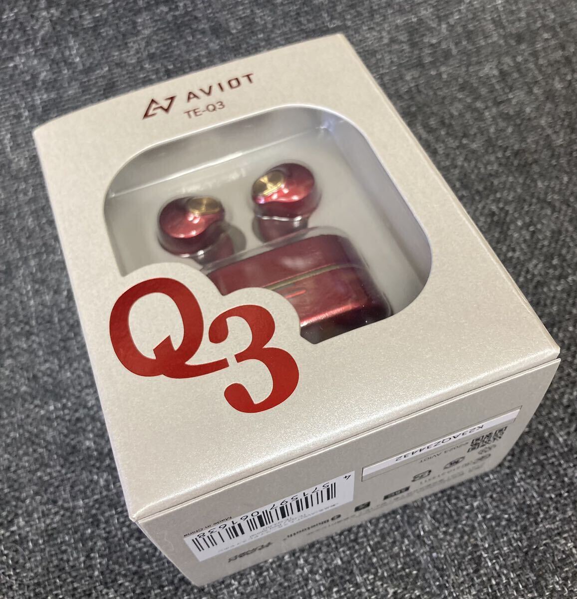 AVIOT TE-Q3 アクティブノイズキャンセリング ワイヤレス イヤホン