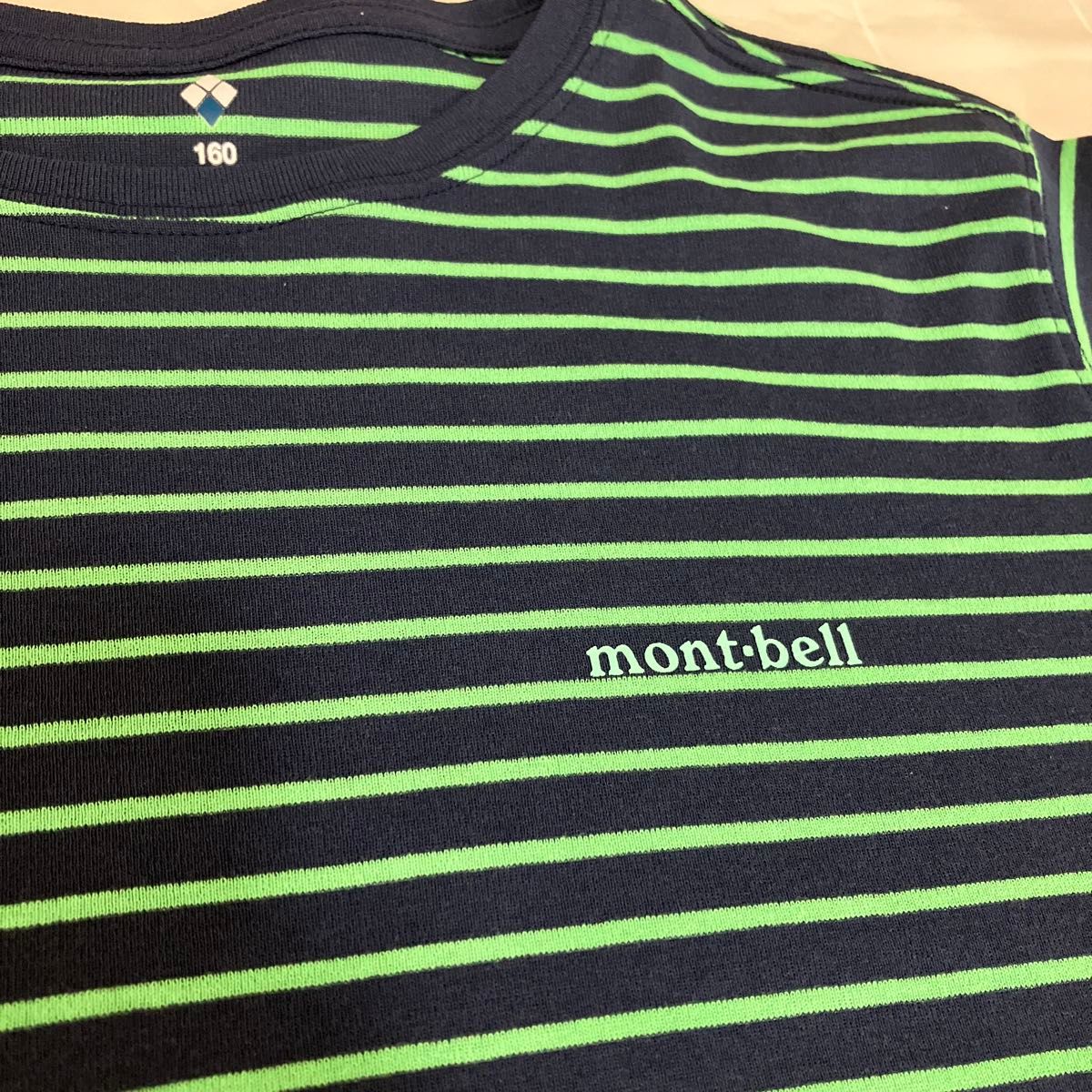 モンベル　mont-bell  ボーダー Tシャツ 半袖　キッズ　160