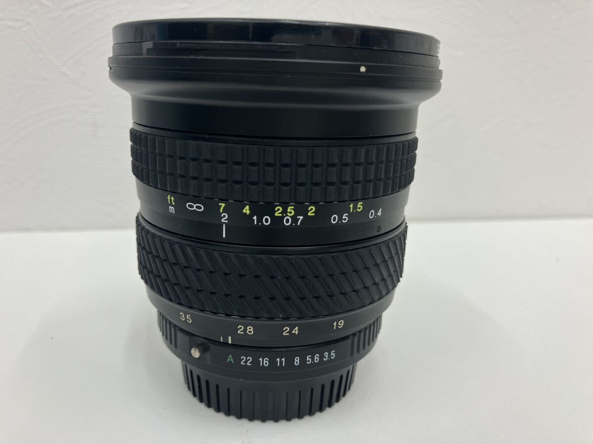 H4-010 トキナー TOKINA AF 19-35mm F3.5-4.5 キヤノン 一眼レフ カメラレンズ レンズフード付きの画像3