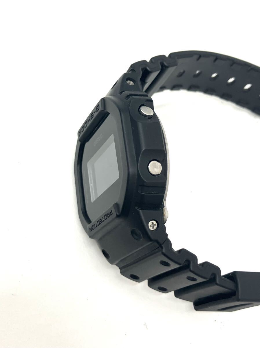H4-032 CASIO カシオ G-SHOCK Gショック DW-5600BB ソリッドカラーズ ブラック デジタル 腕時計 メンズ_画像7
