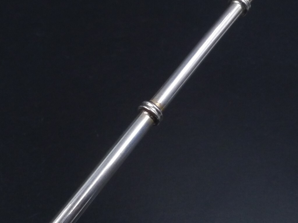 昭和レトロ 純銀スプーン ストロー スターリングシルバー シルバー刻印 銀製 カラトリー テーブルウェア 銀器 925の画像5