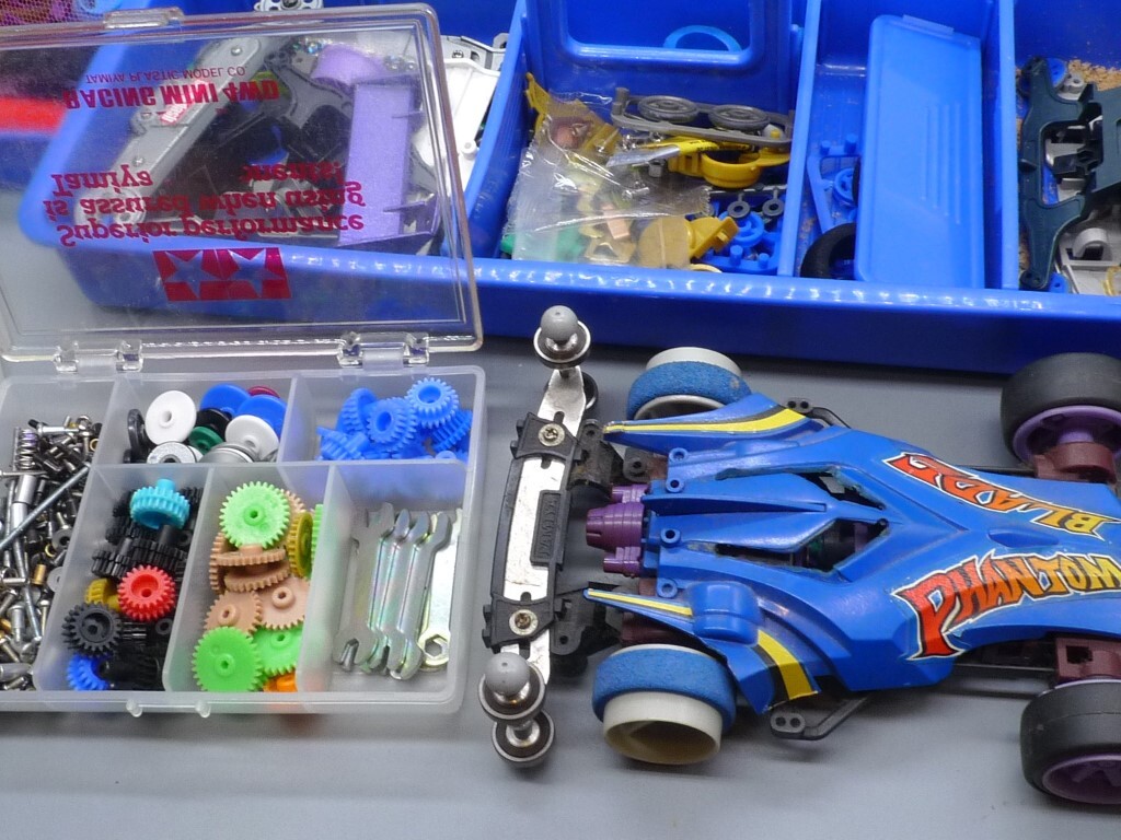 TAMIYA Tamiya Mini 4WD summarize exhibition motor 23 point great number strengthen mount plate super speed gear set tire Junk inspection (HG parts 