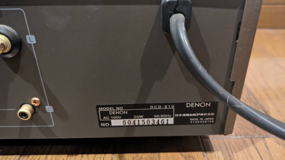 DENON Denon DCD-S10 CD player owner manual equipped remote control equipped audio equipment 