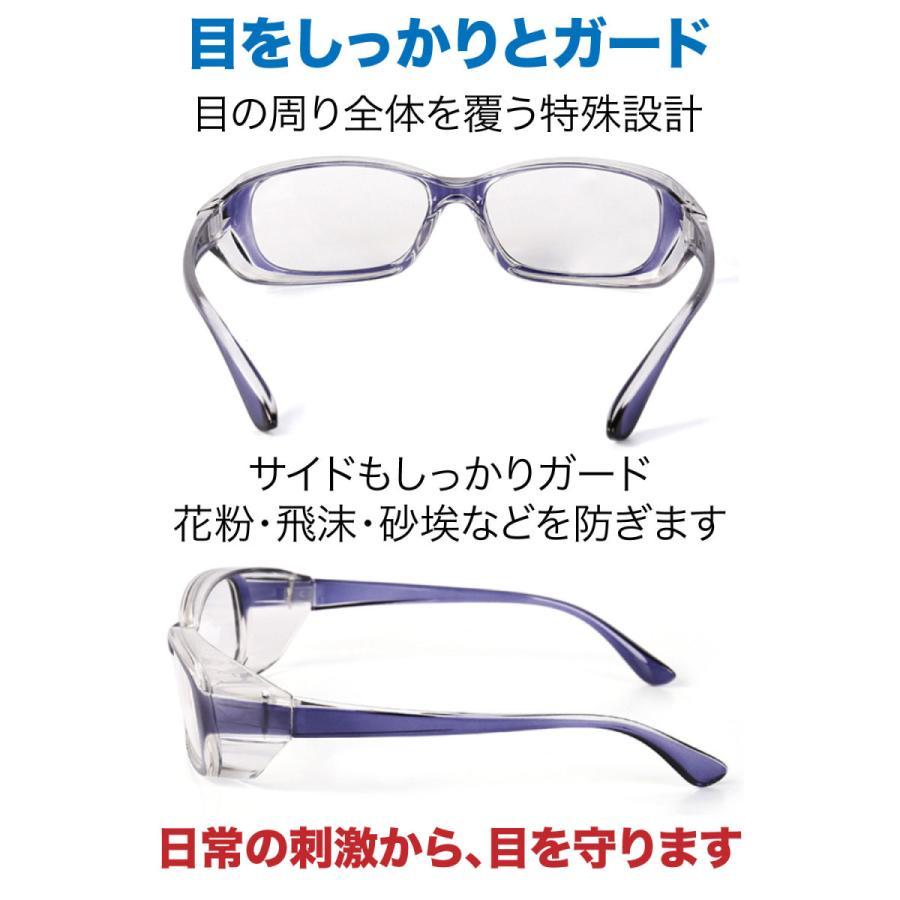 花粉メガネ ゴーグル 花粉症 飛沫 感染 対策 メガネ 曇らない 透明レンズ 送料無料_画像3