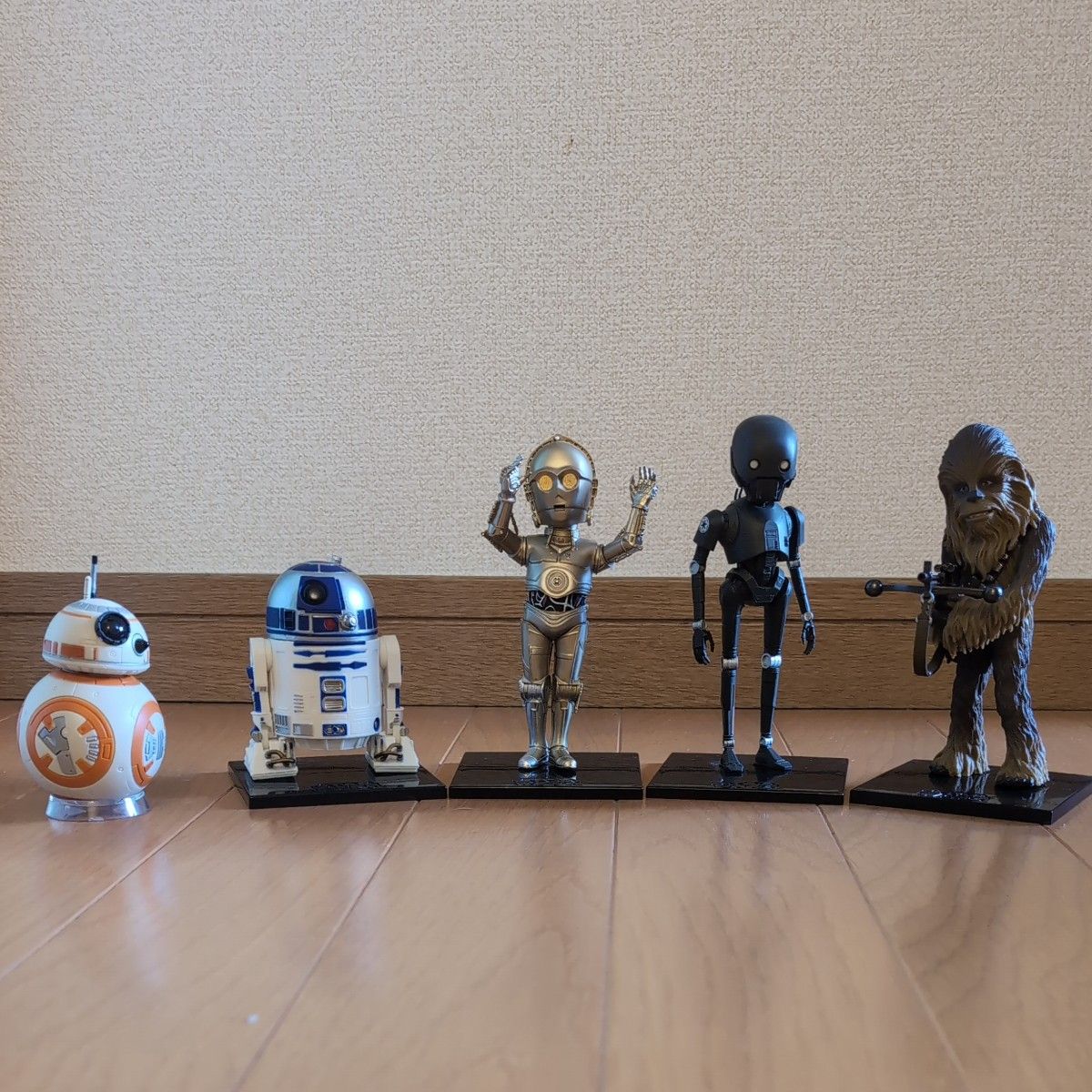 スターウォーズ フィギュア セット C3PO R2D2 BB-8 チューバッカ スターウォーズ フィギュア セット C3PO R2D2 BB-8 チューバッカ