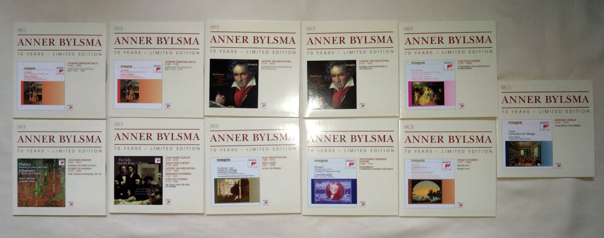 【送料無料★11CD】ANNER BYLSMA/限定BOX『70 YEARS-LIMITED EDITION』SONY/5173539■アンナー ビルスマ/リミテッド エディション/解説付■の画像2