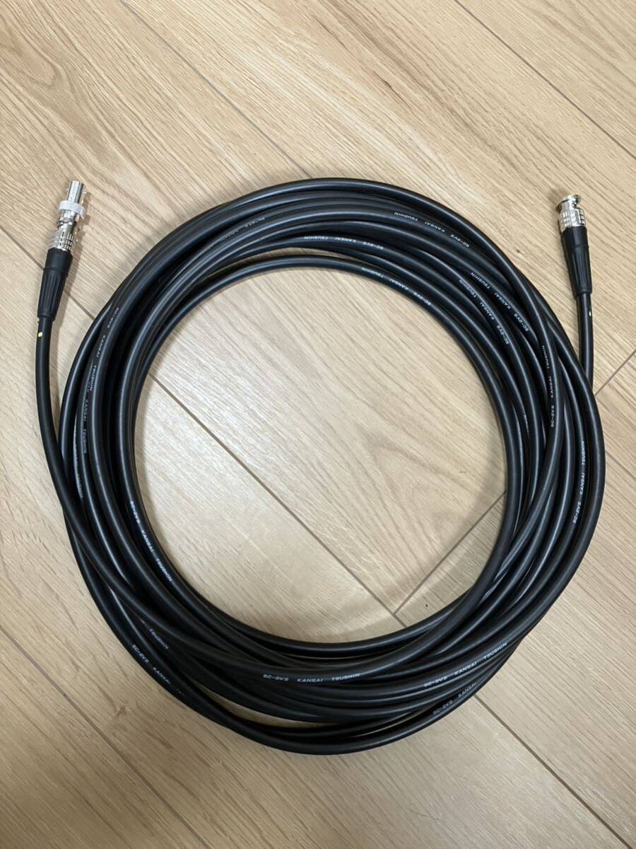 БЕСПЛАТНАЯ ДОСТАВКА ДОСТАВКА KANSAI TELECOMMUNICATIONS BNC CABLE 5C-2VS Приблизительно 11 метров коаксиального кабеля с разъемом Canare Kanare