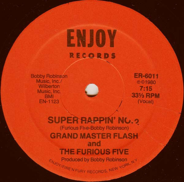 Grand Master Flash And The Furious Five Super Rappin' No. 2 12_画像1