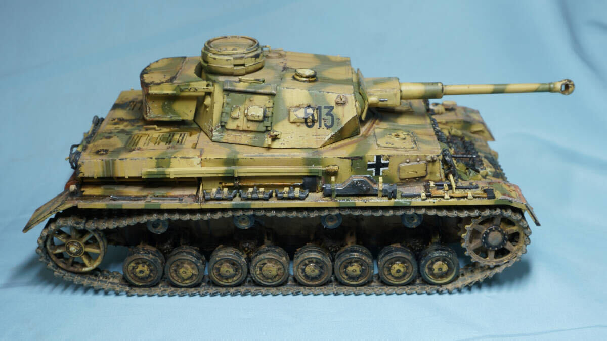  Tamiya 1/35 Ⅳ number tank G type ( the first period production car ) final product 