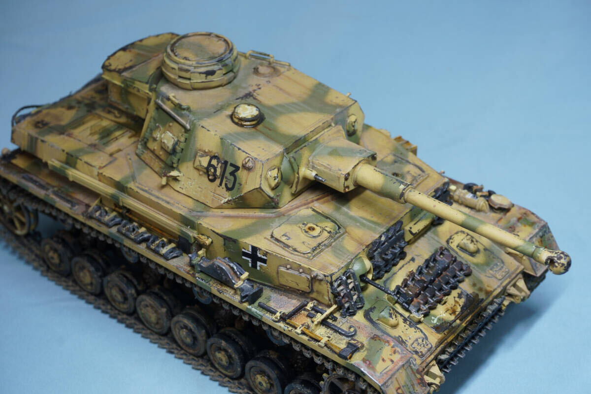  Tamiya 1/35 Ⅳ number tank G type ( the first period production car ) final product 