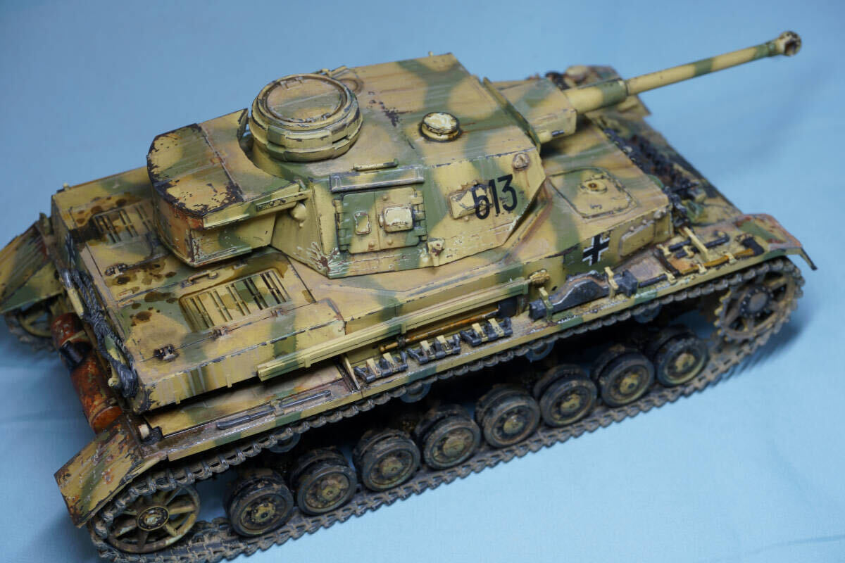  Tamiya 1/35 Ⅳ number tank G type ( the first period production car ) final product 