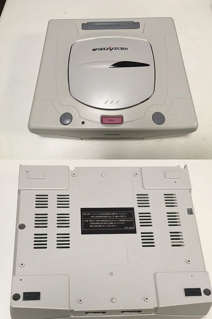 セガサターン 本体 SEGA HST-0019 HST-3220 SEGA SATURN  パワーメモリー モノラルケーブル コントローラー追加付属 現状品ゲーム機の画像2