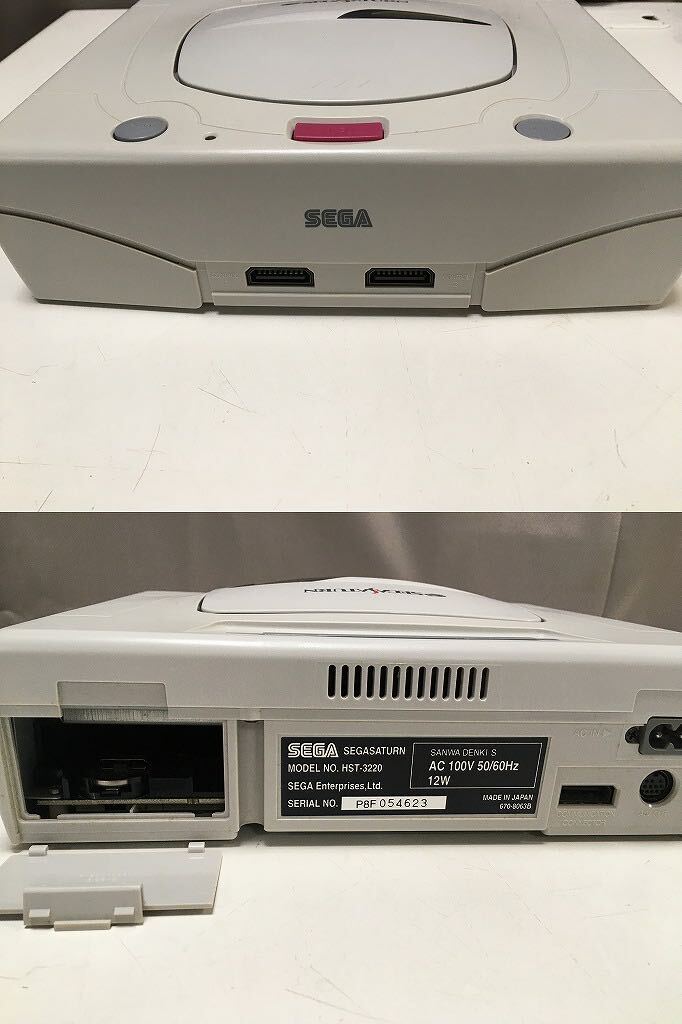 セガサターン 本体 SEGA HST-0019 HST-3220 SEGA SATURN  パワーメモリー モノラルケーブル コントローラー追加付属 現状品ゲーム機の画像3