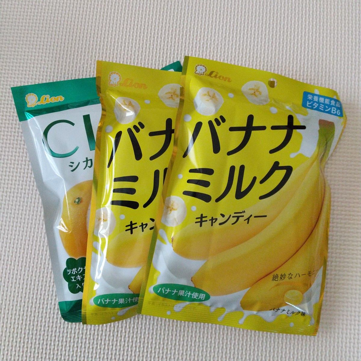 バナナキャンディー  2袋  /  CICAキャンディー  1袋