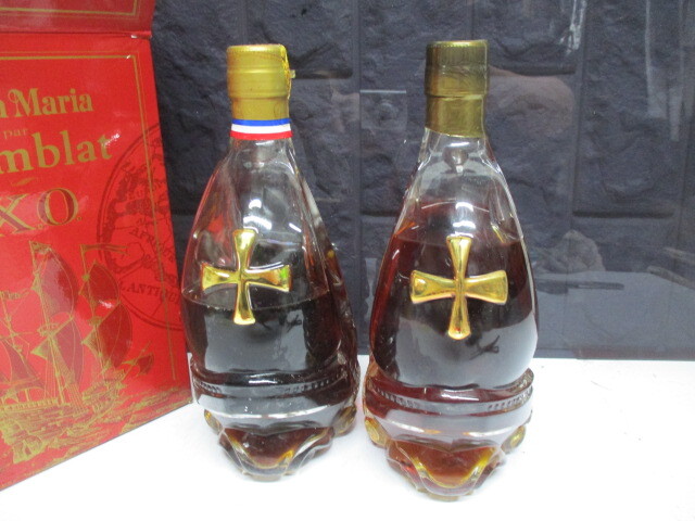 Y940/未開栓 古酒 Santa Maria サンタマリア XO シップボトル 2本セット まとめ売りの画像1