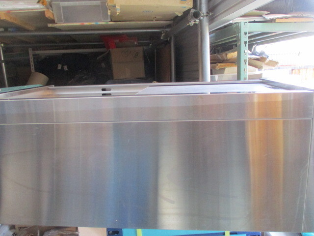 Y952/業務用・厨房 ステンレス 吊戸棚 収納戸棚 W900×D350×H450 引き取り限定の画像6