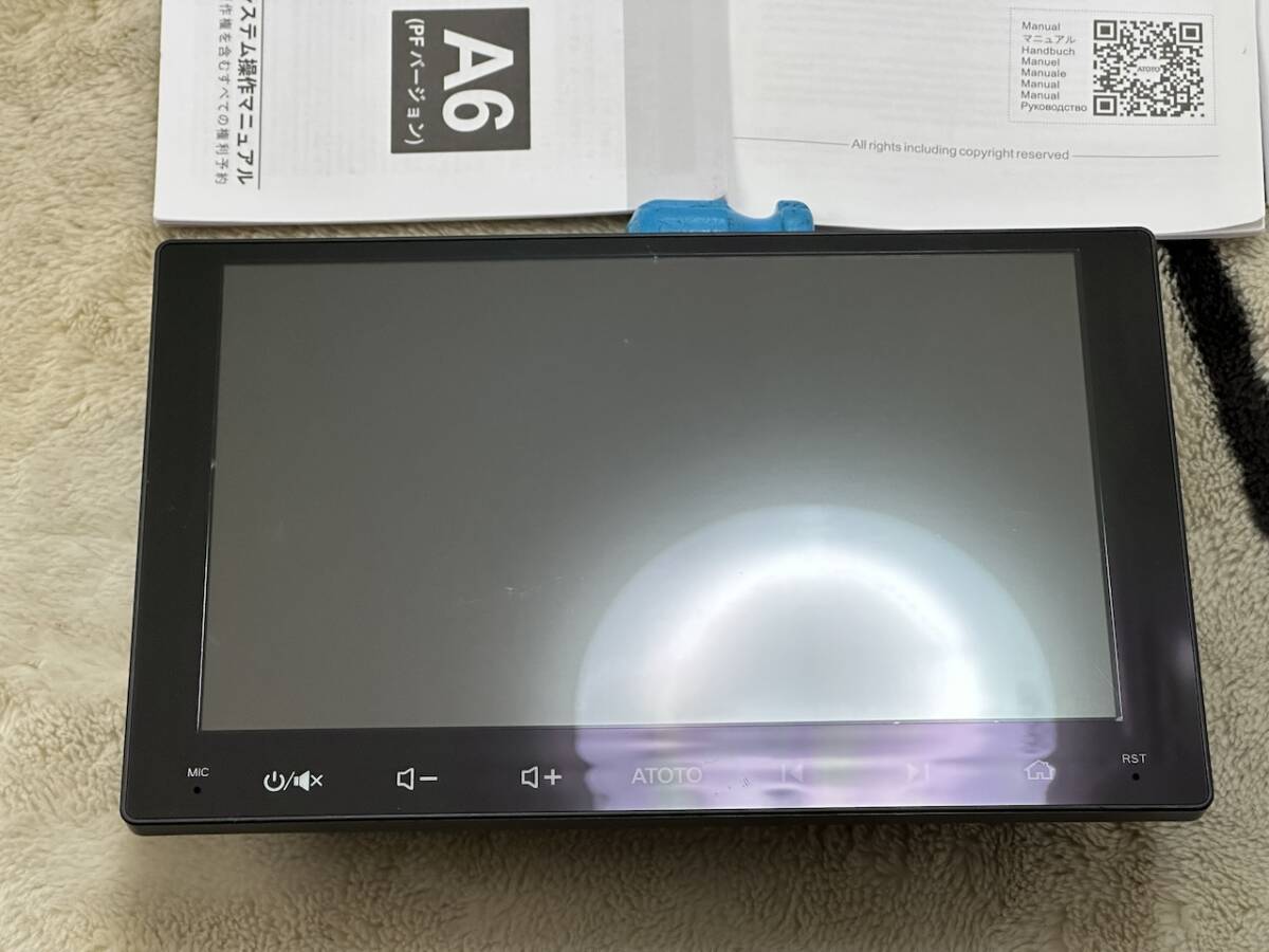中古ディスプレイオーディオ ATOTO A6PF 9インチIPS液晶広視野角高輝度 Android Apple CarPlay 純正リモコン、HDMI出力、カメラの画像6