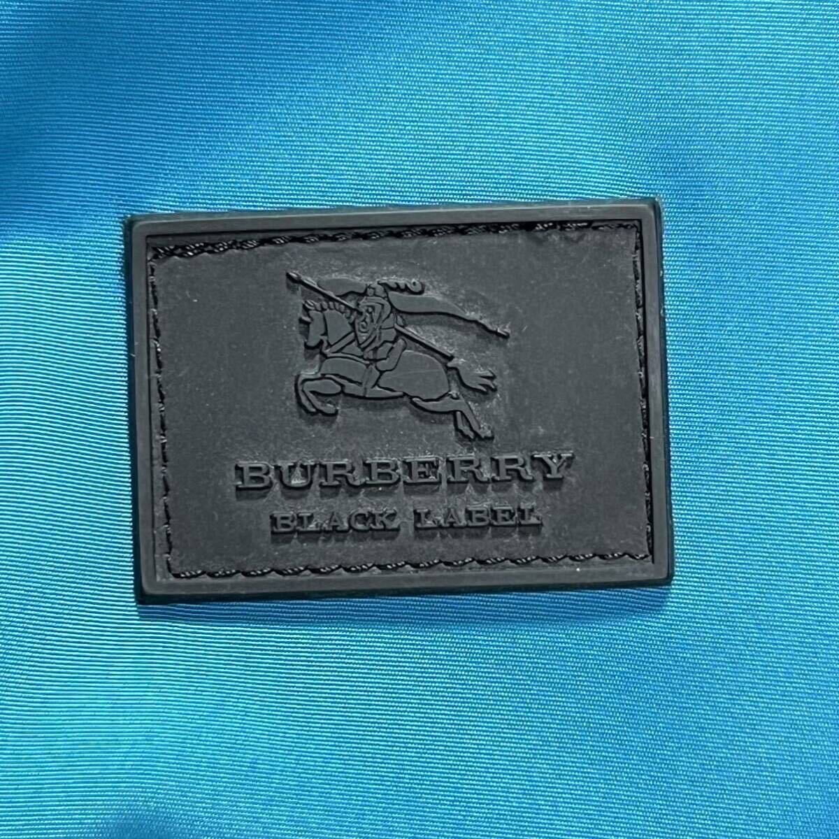  превосходный товар * Burberry Black Label горная парка BURBERRY BLACK LABEL жакет 2way нашивка Logo plate проверка водоотталкивающий 