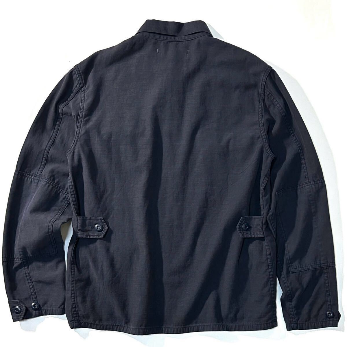 【REMI RELIEF for BEAMS+】レミレリーフ ビームス別注 Military Shirt Jacket BDUミリタリーシャツジャケット アーミージャケット 日本製の画像9