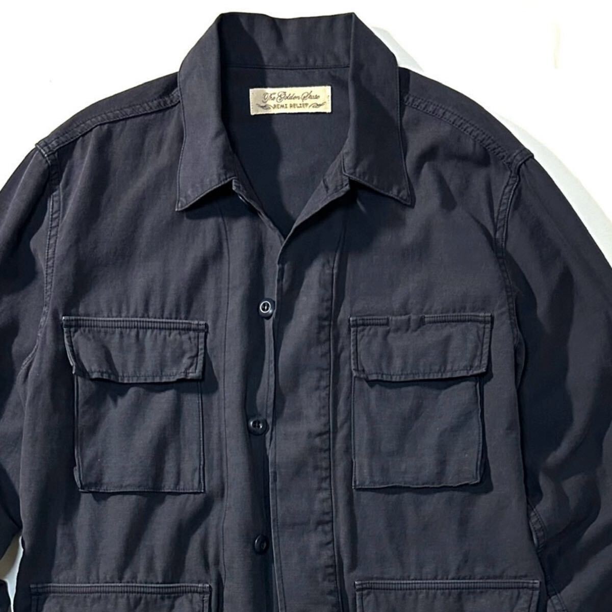 【REMI RELIEF for BEAMS+】レミレリーフ ビームス別注 Military Shirt Jacket BDUミリタリーシャツジャケット アーミージャケット 日本製の画像3