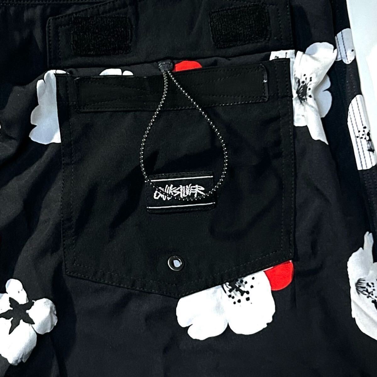 【Quiksilver】Cherry Pop 19 Swim Shorts in Black BOARD SHORTS クイックシルバー 4WAYストレッチサーフショーツ ボードショーツ_画像8