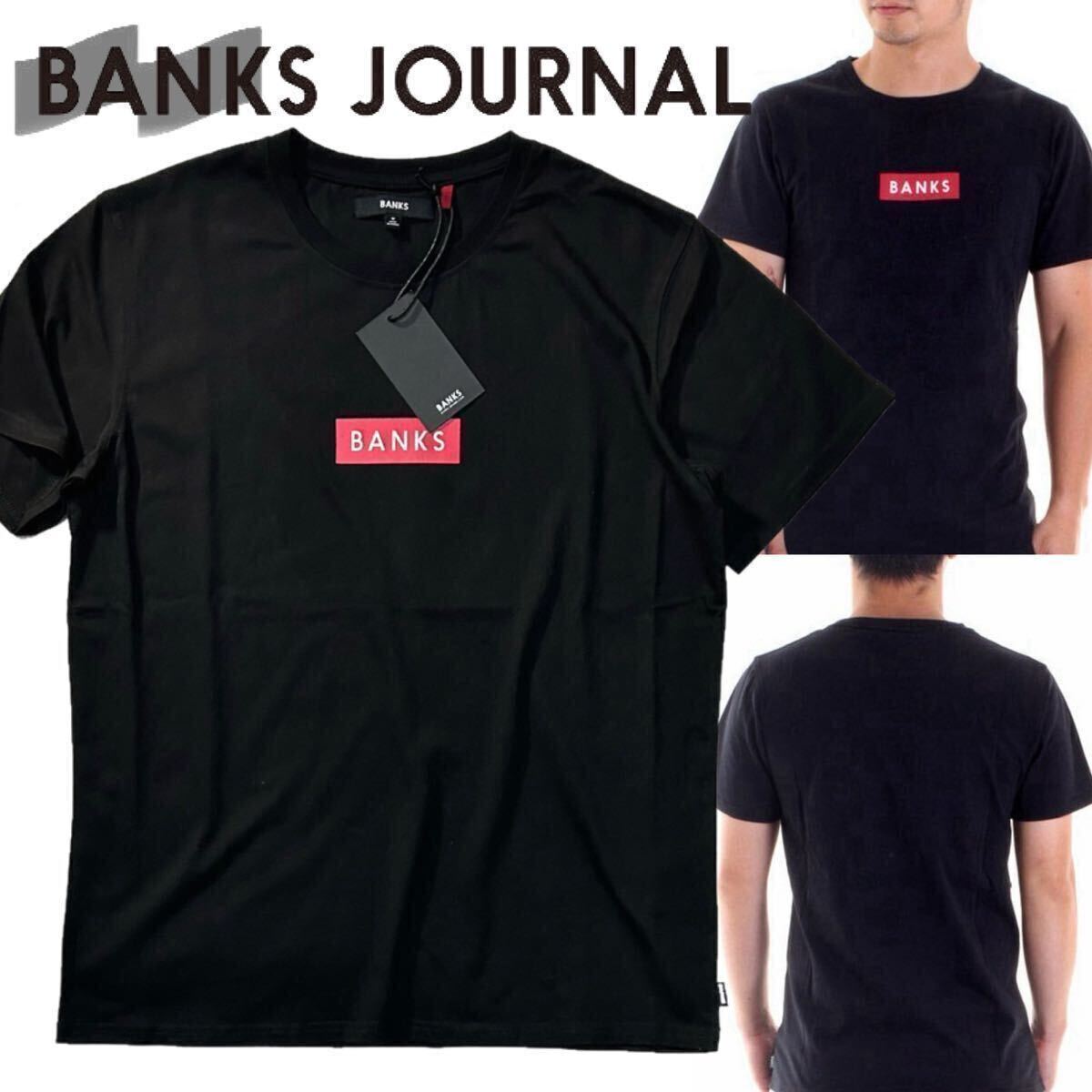 【BANKS JOURNAL】BANKS FORUM TEE SHIRT バンクス ボックスロゴ クルーネックTシャツ 半袖 SS プルオーバー Tシャツ ロンハーマン取扱いの画像1