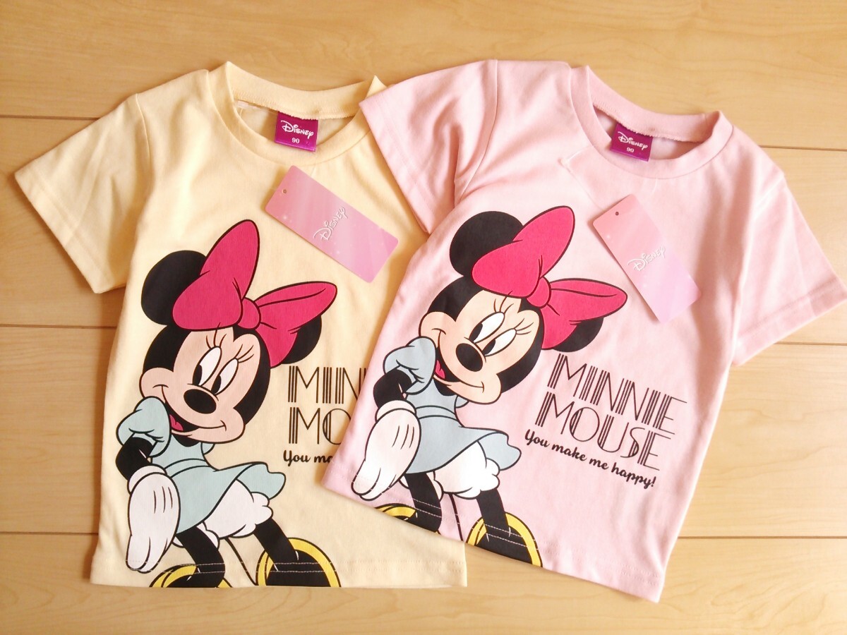 新品Minnie Mouse*子供服Ｔシャツ*未使用ディズニー*送料無料キッズ*Disney半袖ミニーちゃん_画像1
