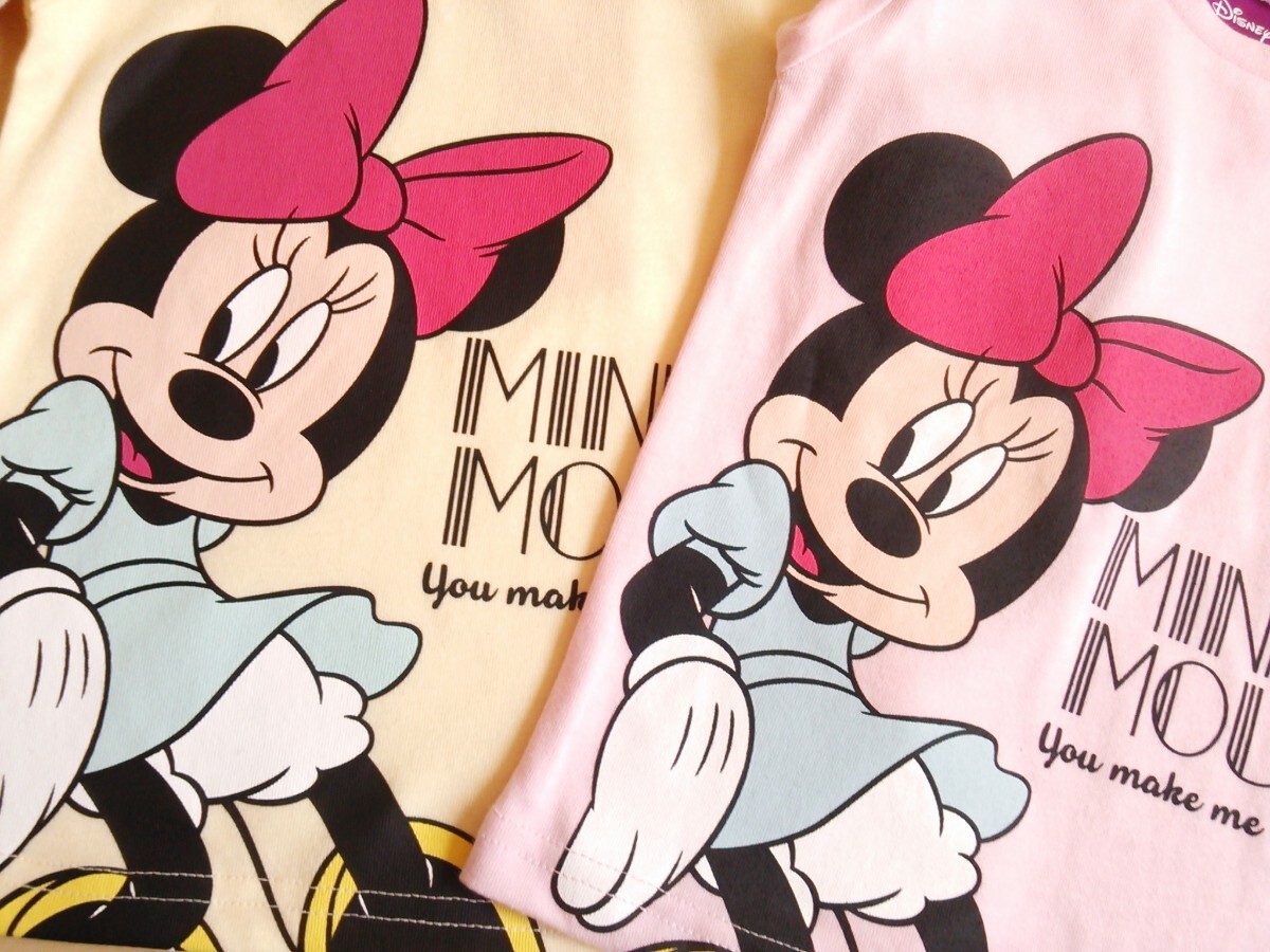 新品Minnie Mouse*子供服Ｔシャツ*未使用ディズニー*送料無料キッズ*Disney半袖ミニーちゃん_画像3