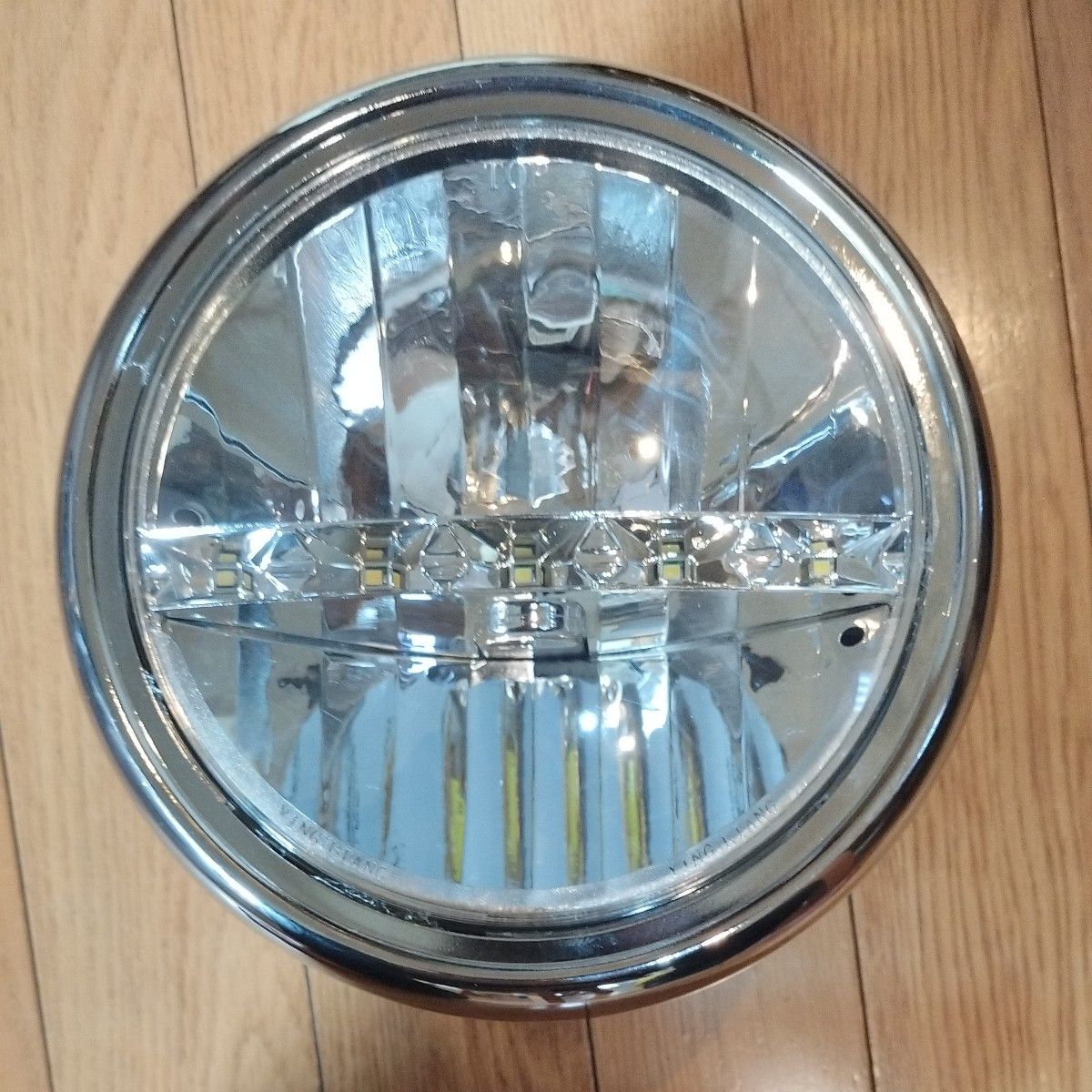 LEDヘッドライト180Φ バイクカスタム汎用品  マルチリフレクター