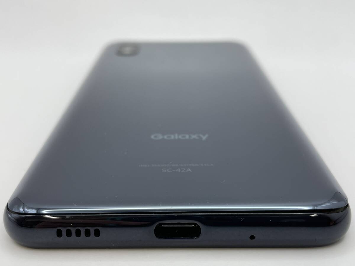 （G-1121)【爆速発送・土日発送可】 Galaxy A21 ブラック 64GB 利用制限〇 1円スタート キャリア・Softbank アンドロイド Androidの画像7