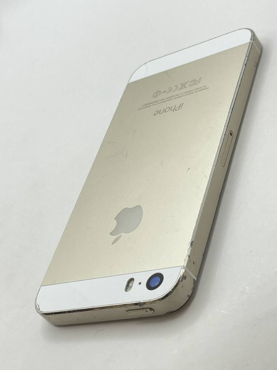 KT030755【爆速発送・土日発送可】iPhone 5s （A1453）ゴールド 利用制限 ◯ 1円スタート Apple アイフォン docomo の画像8