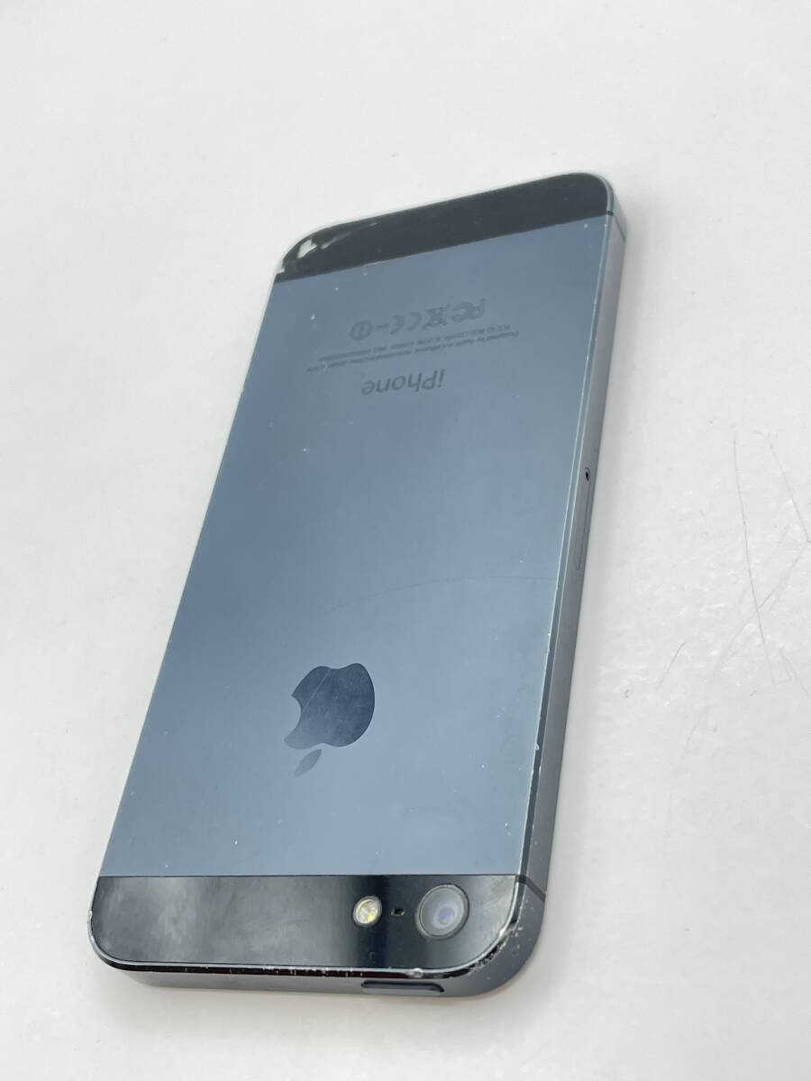 KT011753【爆速発送・土日発送可】iPhone 5 （A1429）ブラック 60.14GB 利用制限◯ 1円スタート Apple アイフォン 【キャリア：au】の画像6