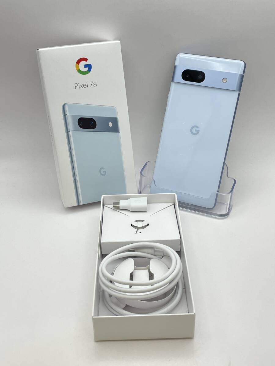 (KT050868-A)【美品・爆速発送・土日発送可】Google pixel 7a 128GB ブルー 利用制限 ◯ 初期化済 ロック解除済 アンドロイド 即決 auの画像5