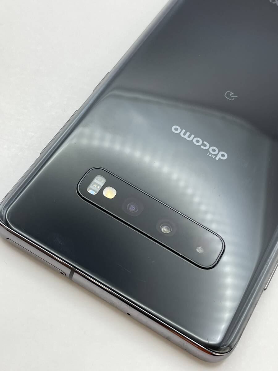 H-1130【爆速発送・土日発送可】Galaxy S10+ Plus ブラック 128GB 利用制限 ◯ 1円スタート SAMSUNG サムスン アンドロイド docomoの画像8